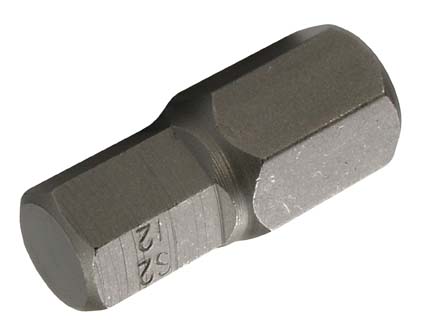 Innen-6-kant-Bit, 30 mm kurz, 12 mm, 10 (3/8)